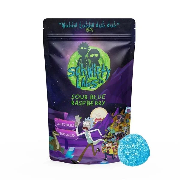 LSD Edible 200ug – Blue Raspberry – Schwifty Labs for sale